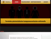 Tablet Screenshot of pelastuslaitokset.fi